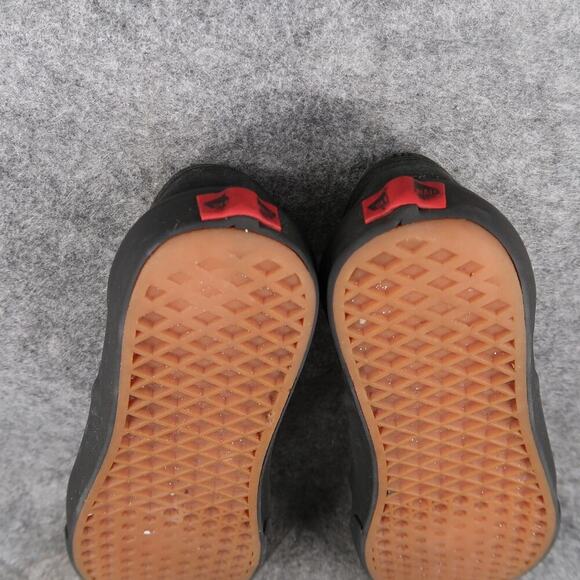 Vans Shoes Mens 8.5 Sneakers Classic Slip On Black Canvas Casual Skate Flat - Picture 11 of 12